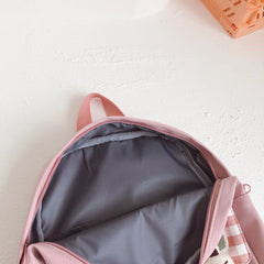 Black Cute Cat Design School Backpacks For Kids 4201-1