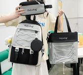 4 Pcs Set Backpack for Girls MJ16