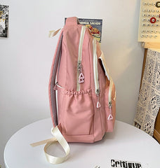 Black Cute Fashion School Backpack 05