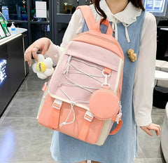 4 Pcs Set Backpack for Girls MJ16