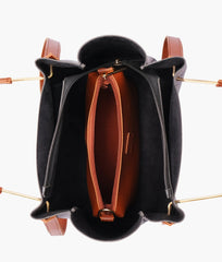 Black 2 in 1 Ladies Tote Bag 8850-12