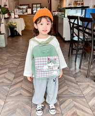 Black Cute Cat Design School Backpacks For Kids 4201-1