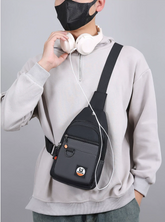 Black Messenger Bags Sports Bag Gym Bag 4184