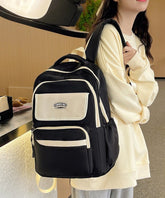 Black Cute Fashion School Backpack 05