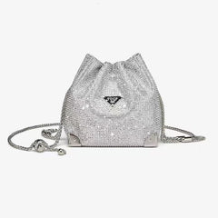TOCF Brand Orignal Bucket Bag Crystal Diamond With Box and Invoices | 1400-1