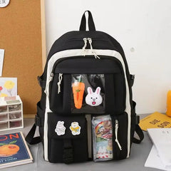 5 pcs Bunny Bag Travel Multifunctional Large Capacity Canvas Bag 978