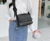 Black Ladies Soft Leather Bag 603