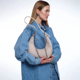 New Stylish Half Moon Shoulder Bag 78016