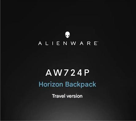 ALIENWARE BRAND LAPTOP BACKPACK 5177