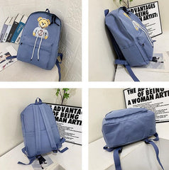Green Girls Backpack 4 in 1 School Backpack for Girls 4211