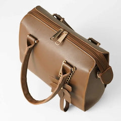 Mustard Top Handel Bag