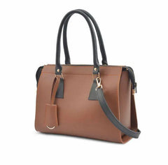Brown Top Handel Bag