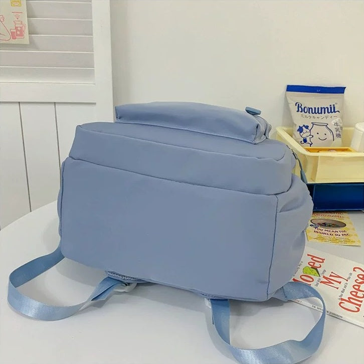 Blue Student Schoolbag Junior High School Boys and Girls Backpack 1688-11