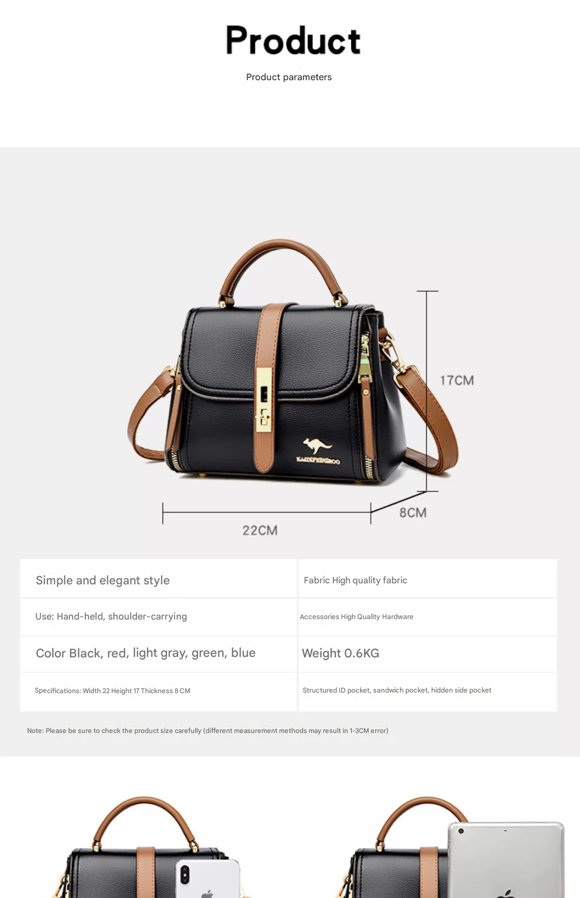High Quality Crossbody Bag 555-7