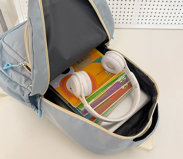 Blue Cute Fashion School Backpack 05