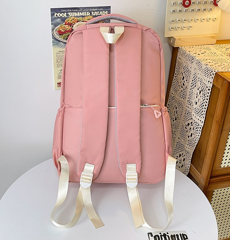 Black Cute Fashion School Backpack 05