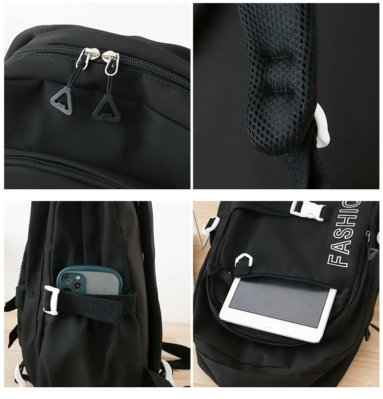 Fashion Canvas Korean Backpack 802-1
