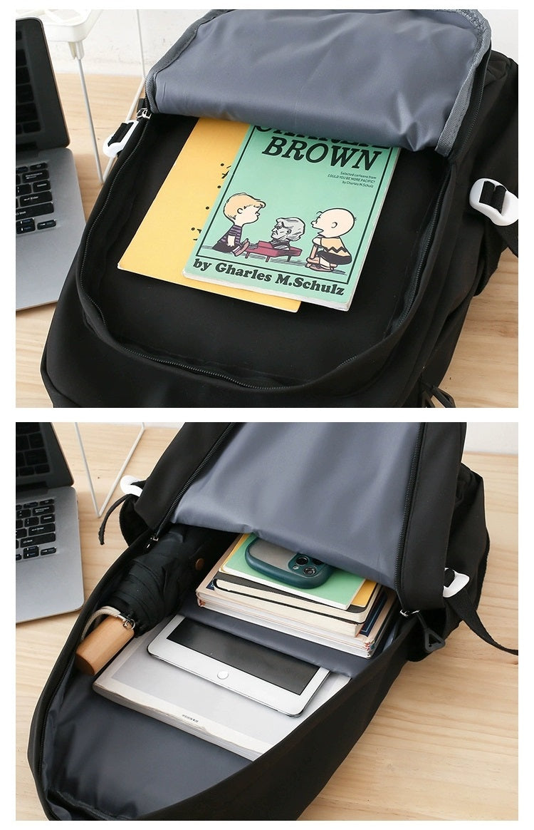 Fashion Canvas Korean Backpack 802-1
