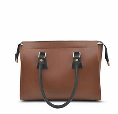 Brown Top Handel Bag 666