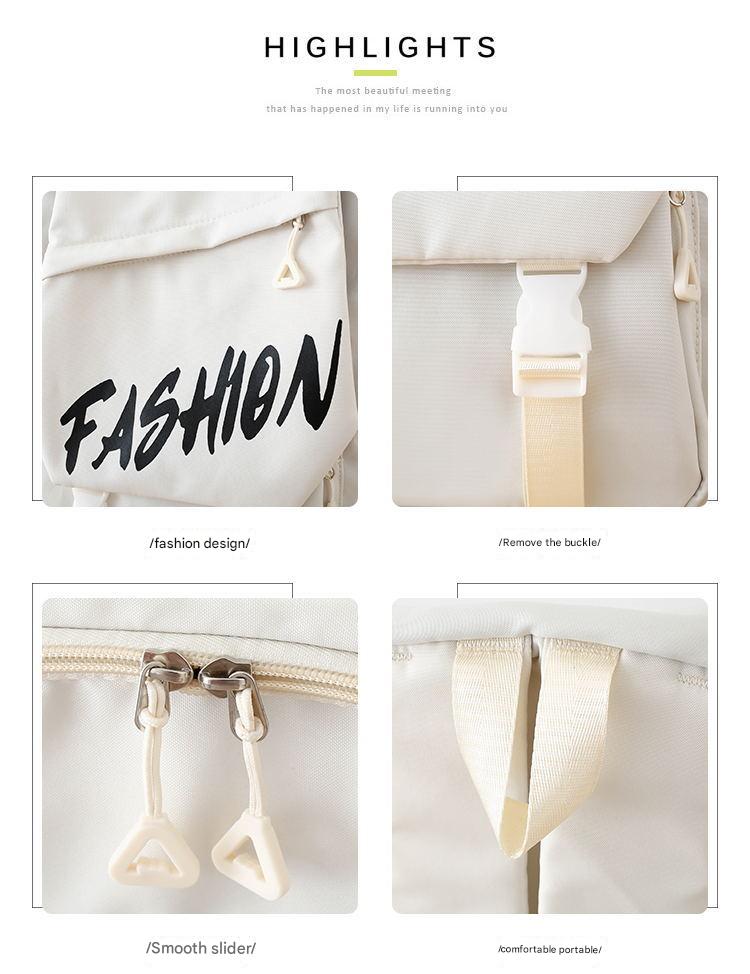 Fashion Canvas Korean Backpack 802