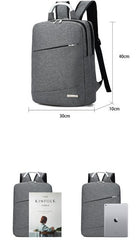 Black Mens Womens Laptop Business Backpack 4232