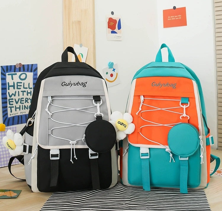 4 Pcs Set Backpack for Girls MJ16