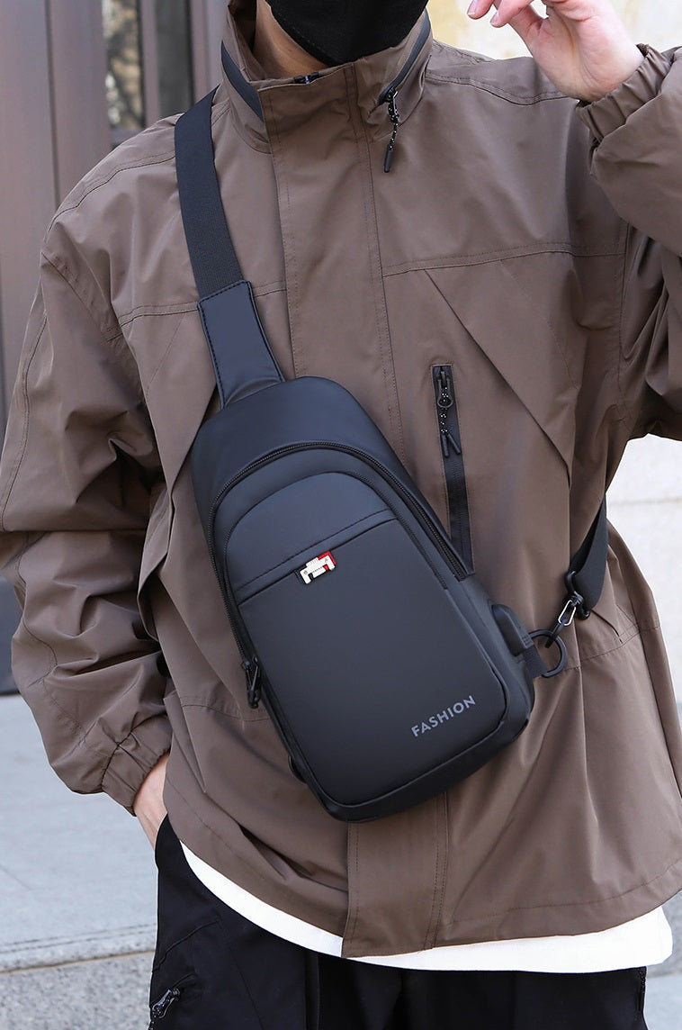 Black Messenger Bags Sports Bag Gym Bag  4110