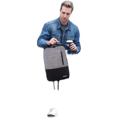 Grey Swisswin Laptop Backpack For Boys And Girls 4023