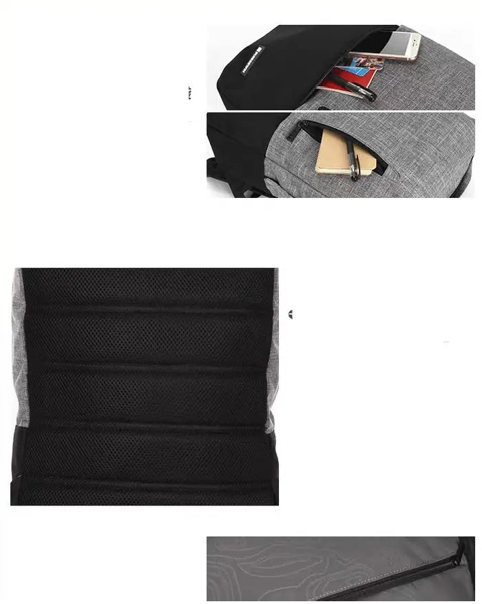 Grey Swisswin Laptop Backpack For Boys And Girls 4023